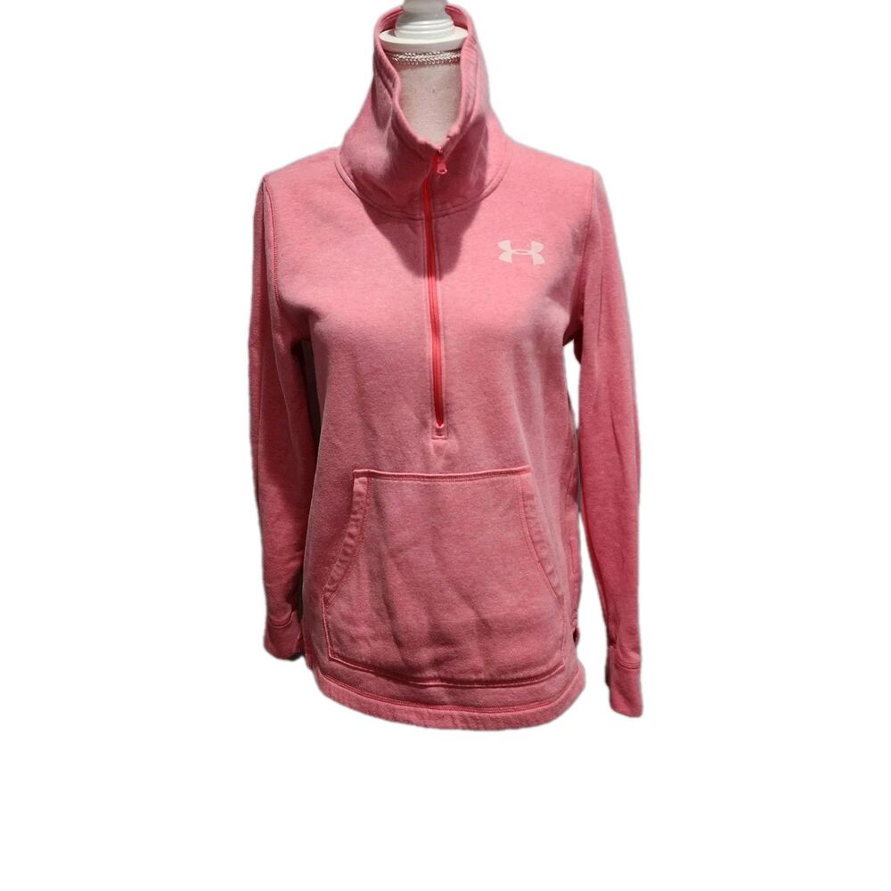Under Armour Women's Sweater Turtleneck 1/2 Zipper Sizes Small  Pink
